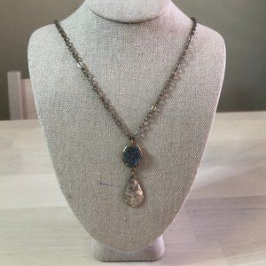 Silpada Gold Teardrop Necklace